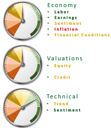 Gauges depicting Risk-Taking Score Subcomponents